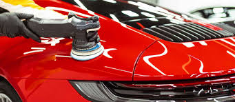 polishing sedan